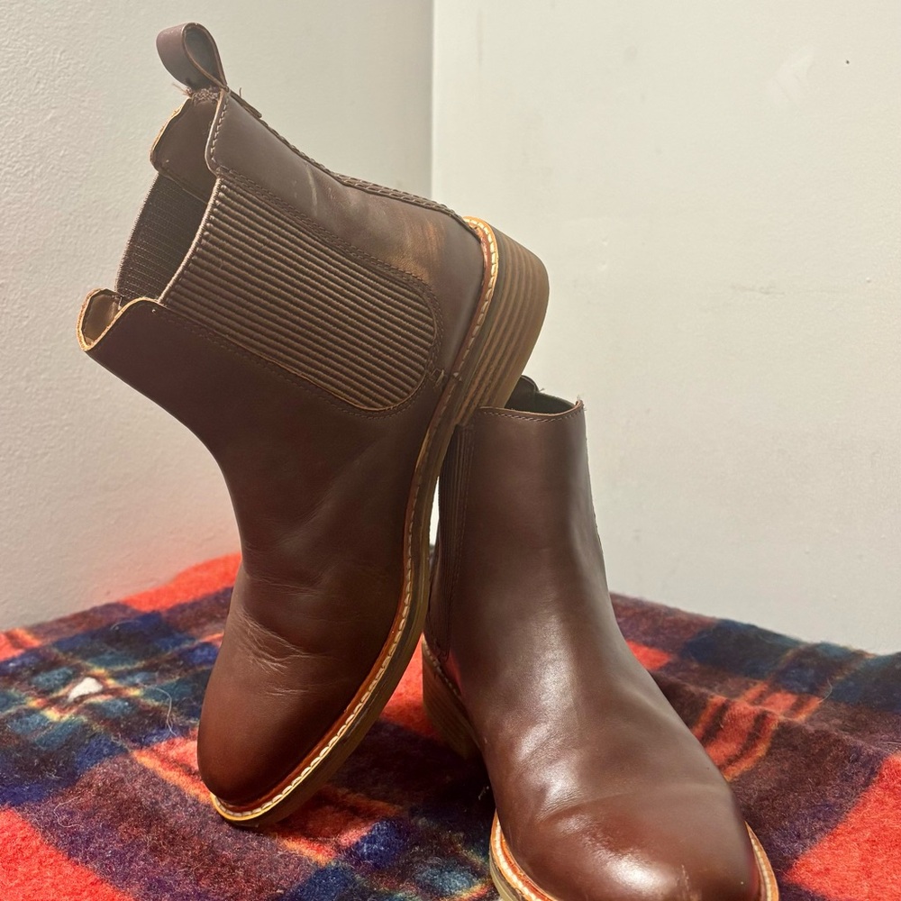 Clarks Brown Ankle Boots